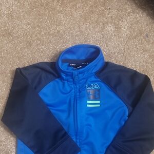 Under Armour Kids Blue and Black Rashguard